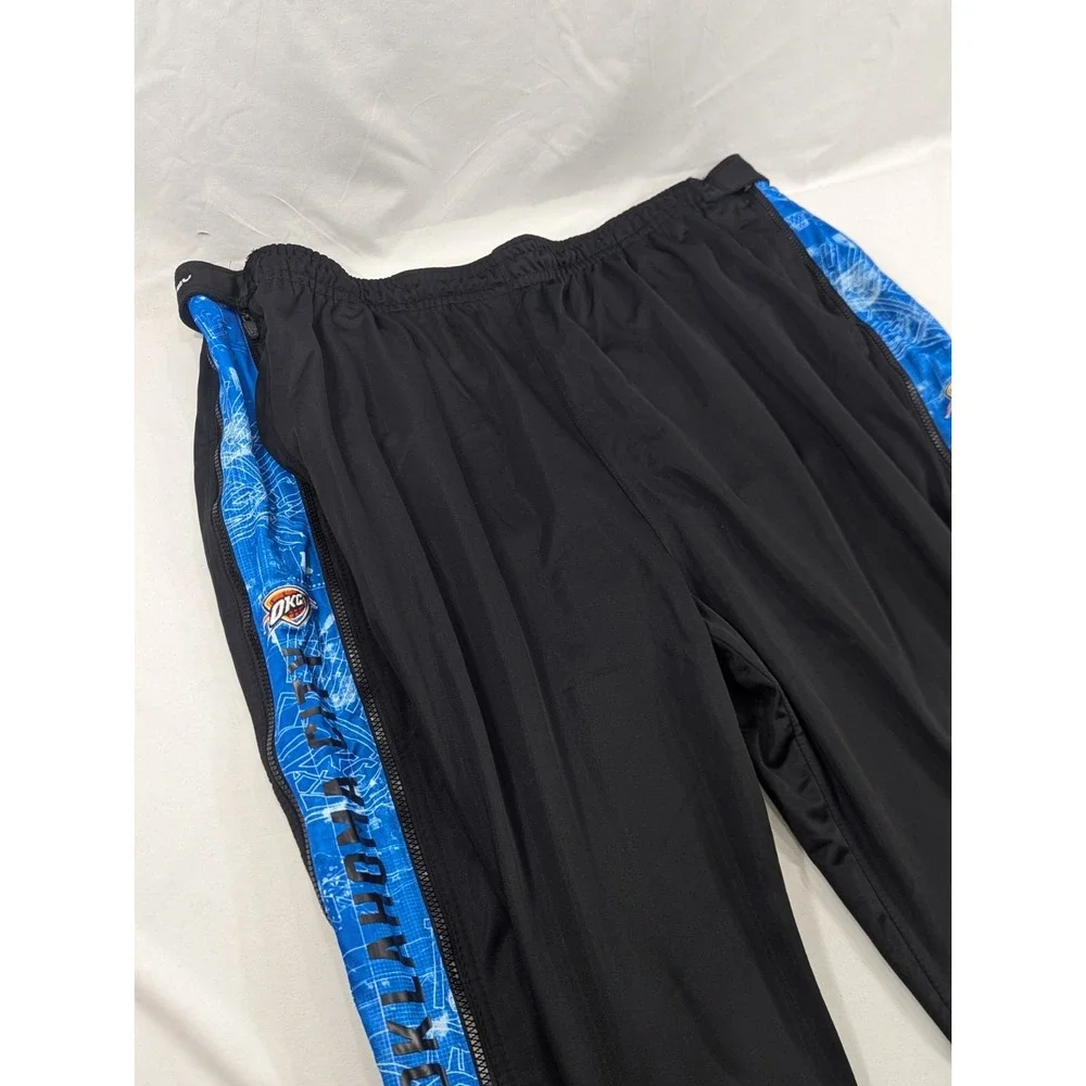 Zipway OKC‎ Thunder Tearaway Pant 3X Big Zip Off NBA Warm Up Retro Heavyweight